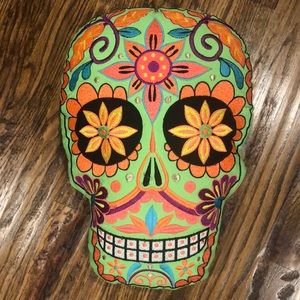 Sugar Skull Throw Pillow